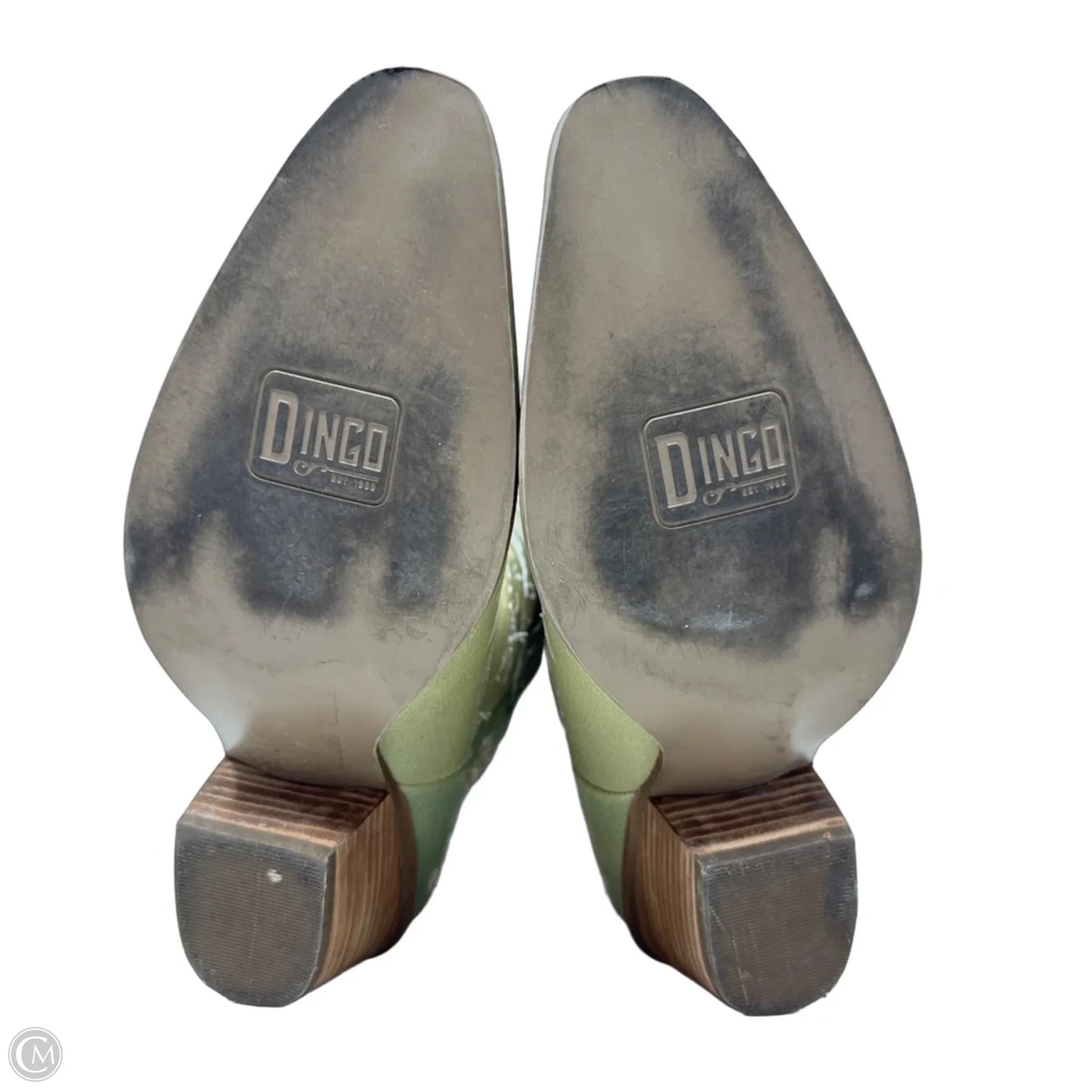 Primrose Cowgirl Boots By Dingo In Green, Size: 9.5