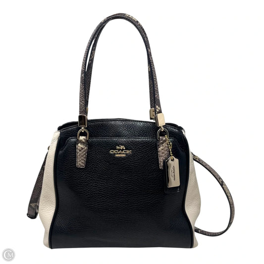 Minetta Handbag Designer By Coach, Size: Large