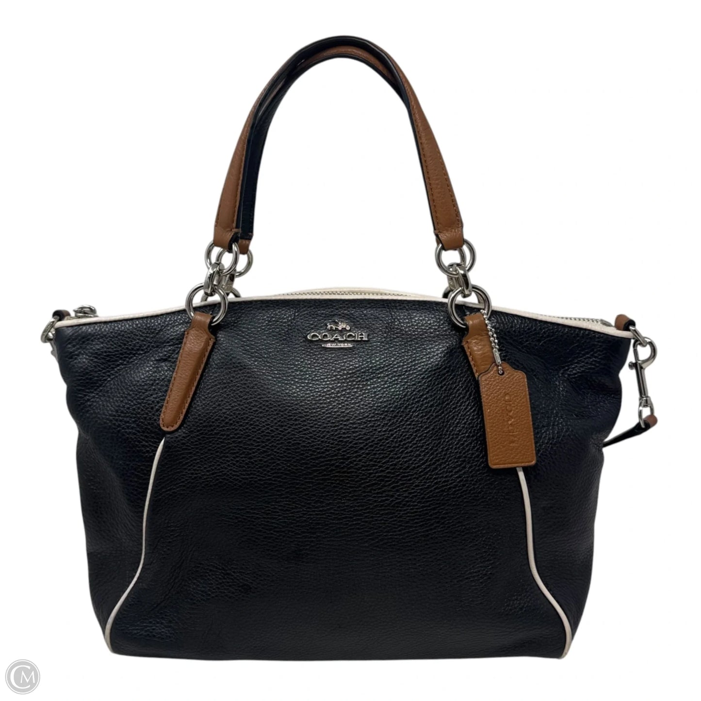 Kelsey Satchel Handbag Designer By Coach, Size: Medium