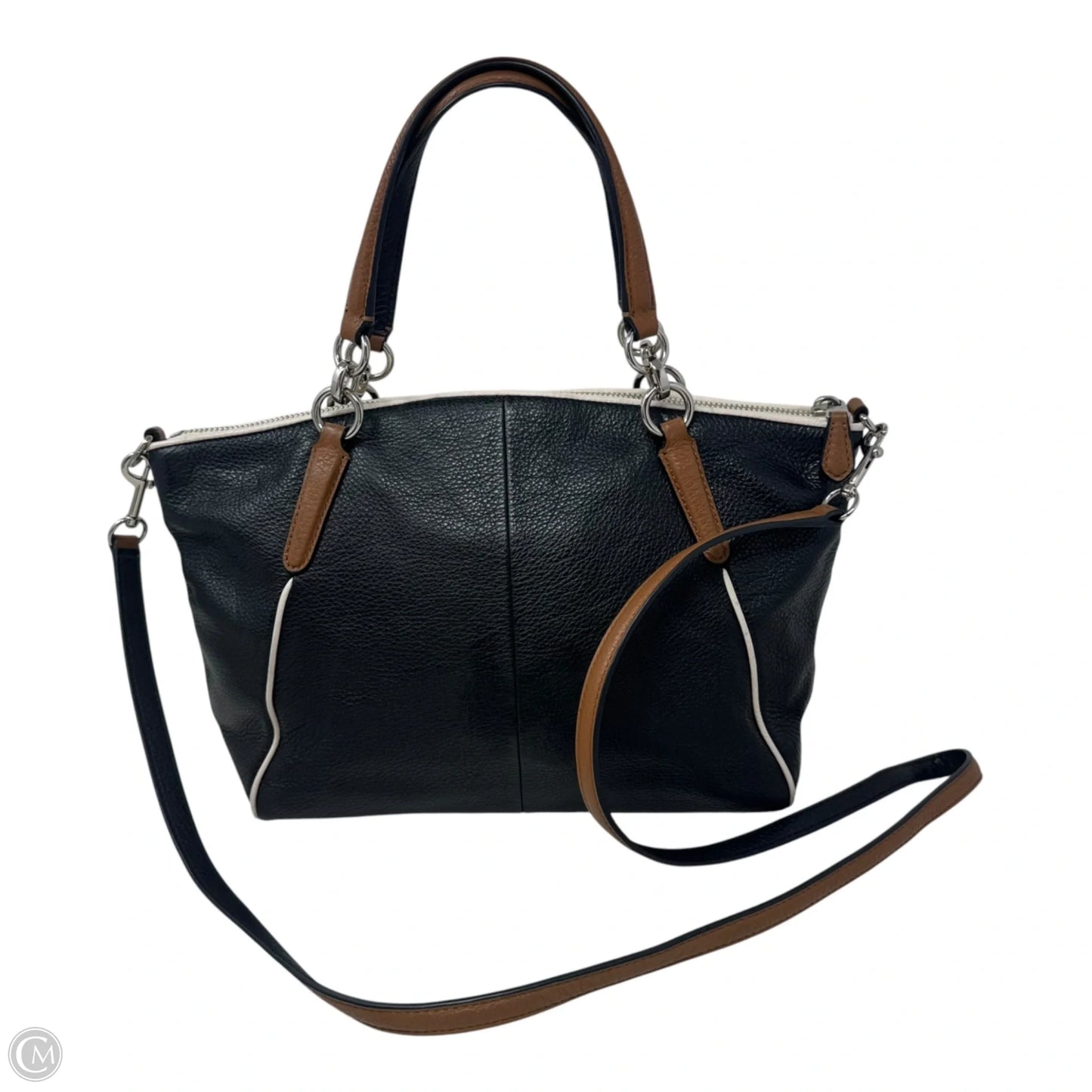 Kelsey Satchel Handbag Designer By Coach, Size: Medium