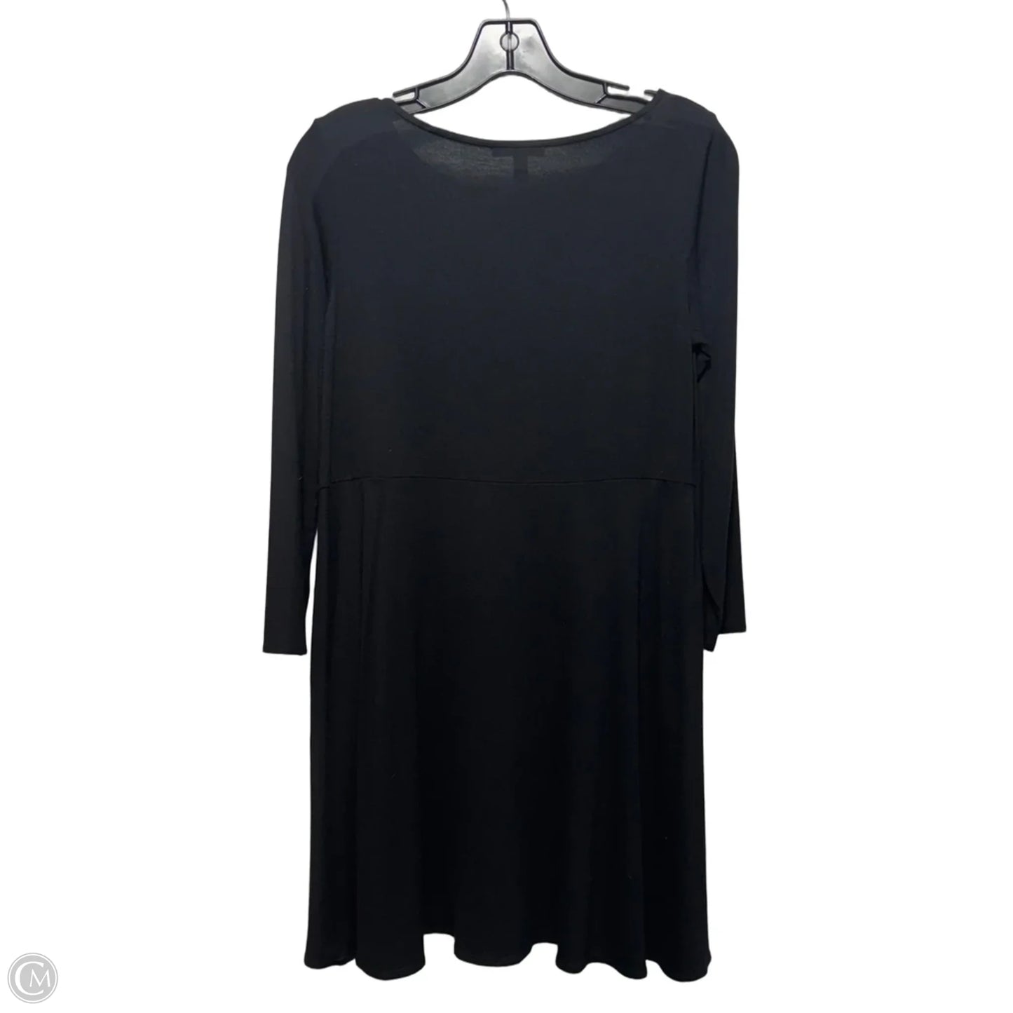 Tunic 3/4 Sleeve By Eileen Fisher In Black, Size: Xs