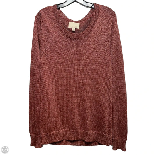 Sweater By Banana Republic In Bronze, Size: L