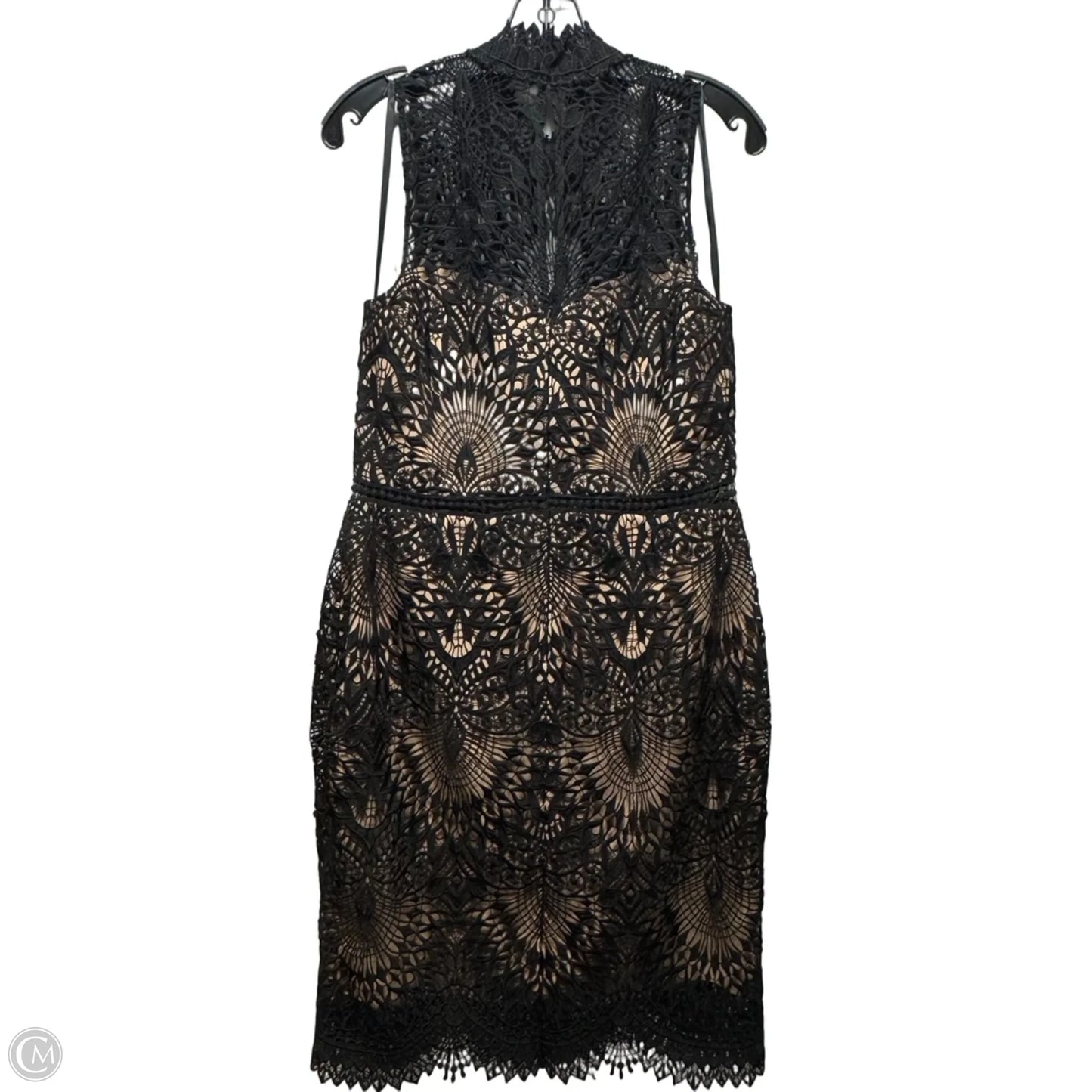 Burke Lace Illusion Cocktail Dress By BHLDN X Anthropologie In Black, Size: 14