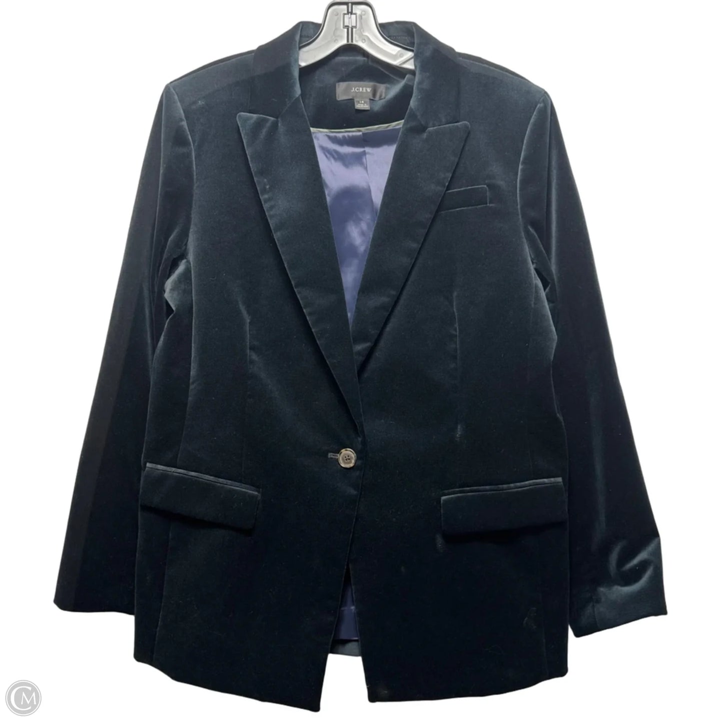 Blazer By J. Crew In Teal, Size: 14
