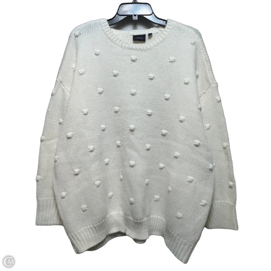Sweater By Cyrus In Cream, Size: 2x