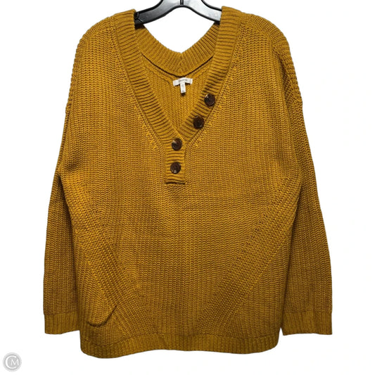 Sweater Cardigan By Maurices In Yellow, Size: Xl
