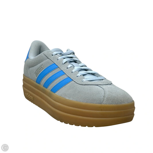 VL Court Bold Sneakers By Adidas In Blue & Grey, Size: 8