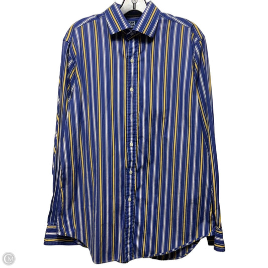 Top Long Sleeve By Polo Ralph Lauren In Striped Pattern, Size: 16