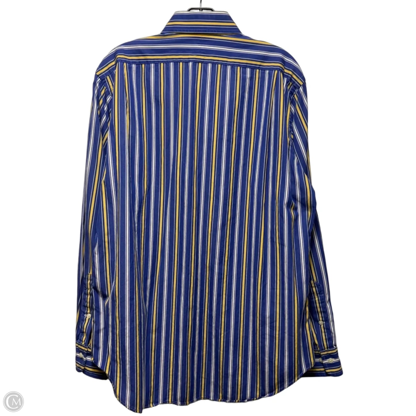 Top Long Sleeve By Polo Ralph Lauren In Striped Pattern, Size: 16