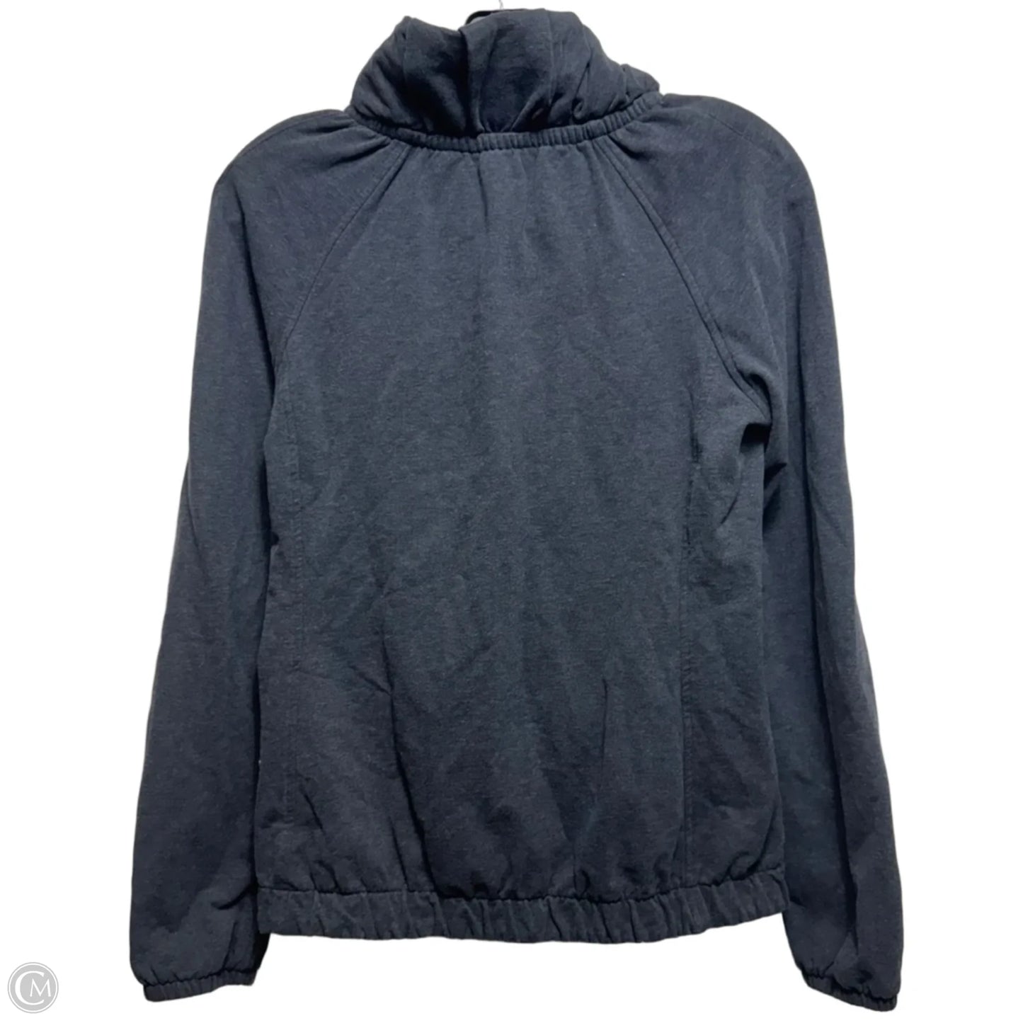 Athletic Top Long Sleeve Collar By Lululemon In Blue, Size: 4