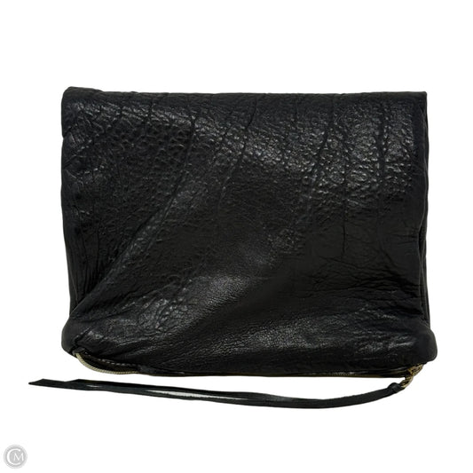 Leather Foldover Clutch By Bute, Size: Large