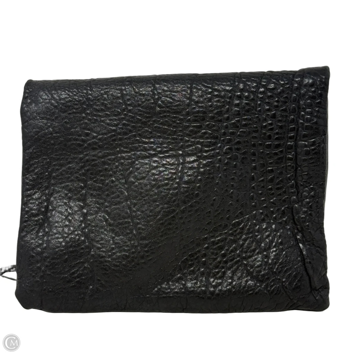 Leather Foldover Clutch By Bute, Size: Large