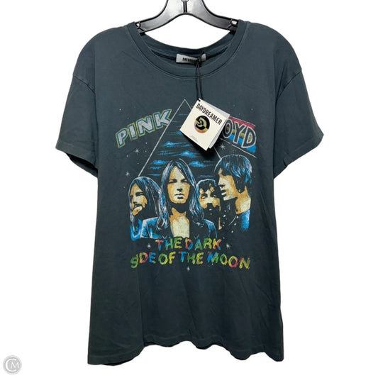 Pink Floyd Top Short Sleeve By Daydreamer In Grey, Size: Xl