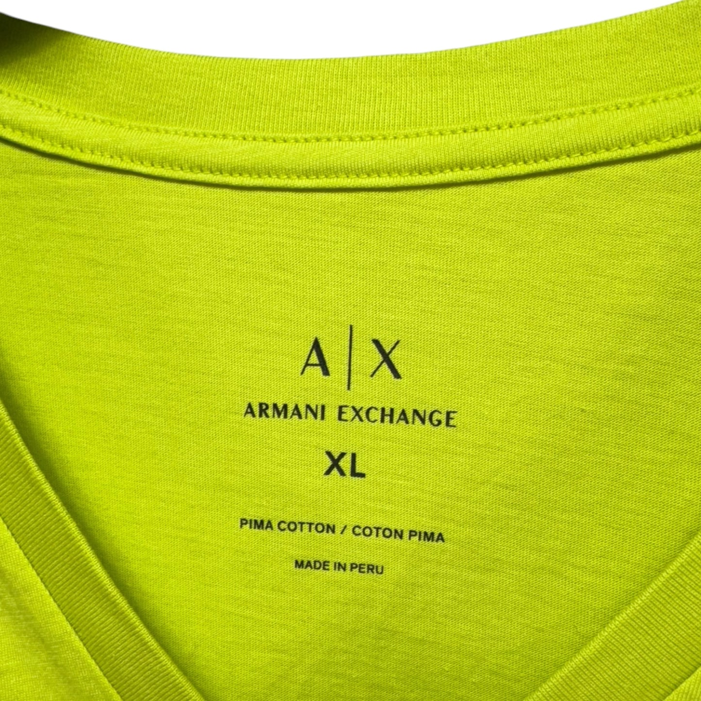 TOP SS BASIC ARMANI EXCHANGE in GREEN, Size: XL