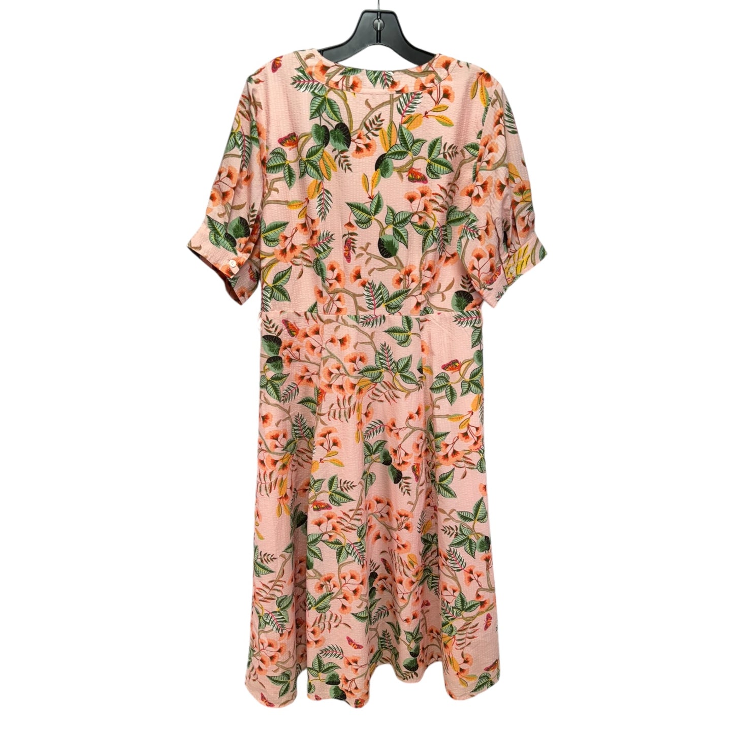 DRESS CASUAL MIDI LOFT in FLORAL PRINT, Size: 6