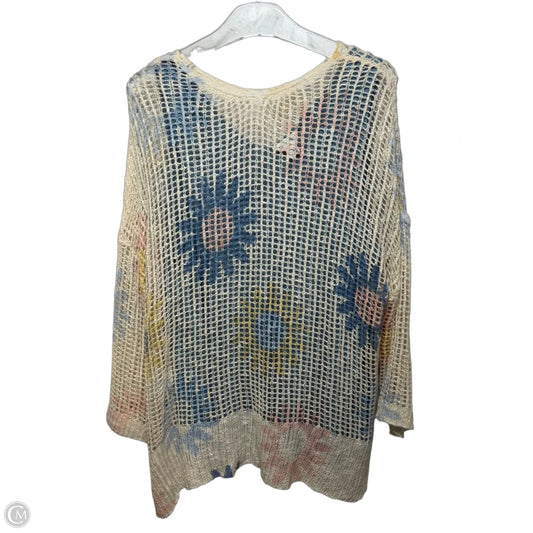 Sweater By Sundance In Floral Print, Size: Lp