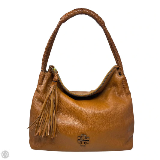 Taylor Leather Hobo Handbag Designer By Tory Burch, Size: Large
