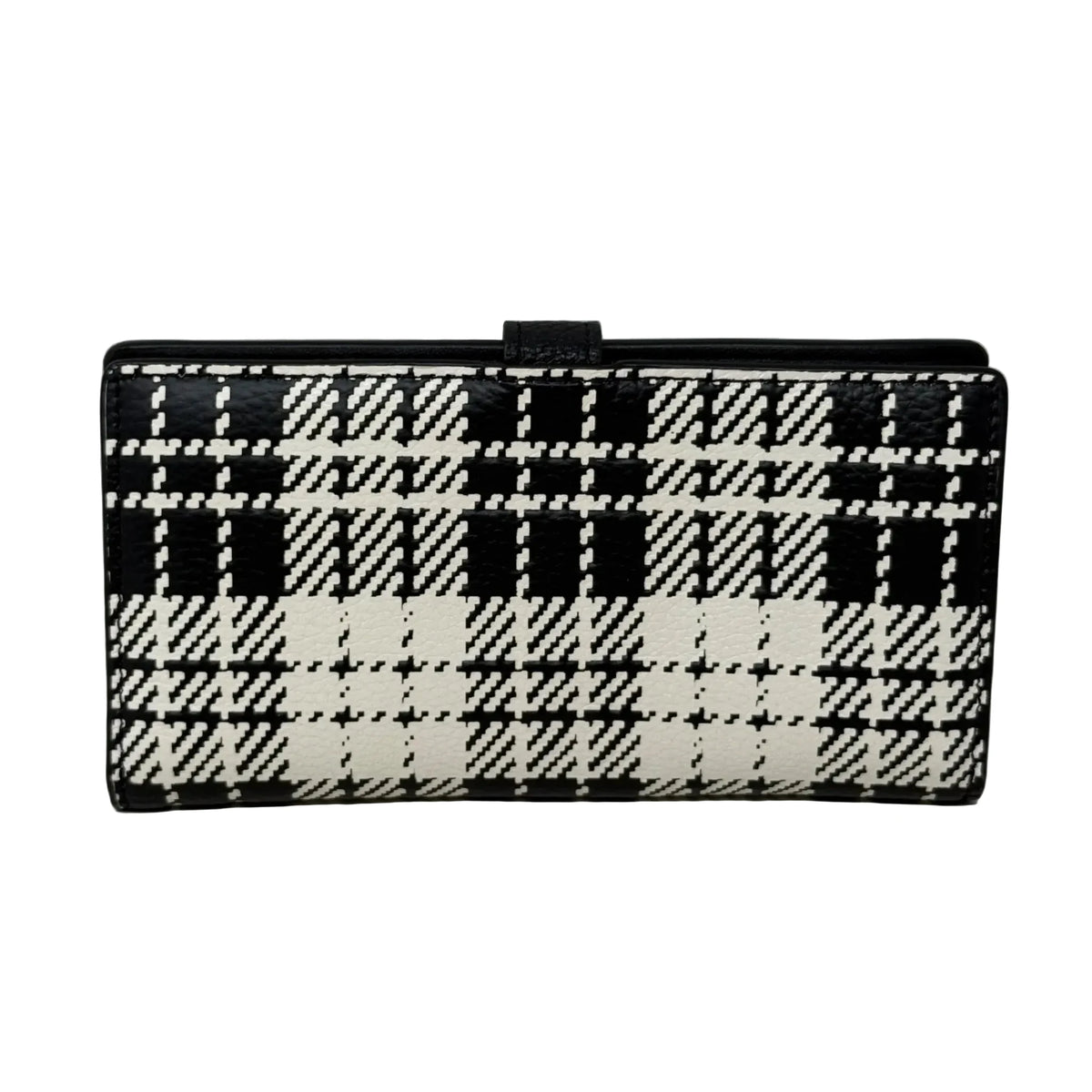 Hudson Bifold Wallet In Posh Plaid Designer By Kate Spade, Size: Large