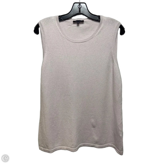 Cashmere Sweater Tank Designer By Lafayette 148 In Purple, Size: Xl