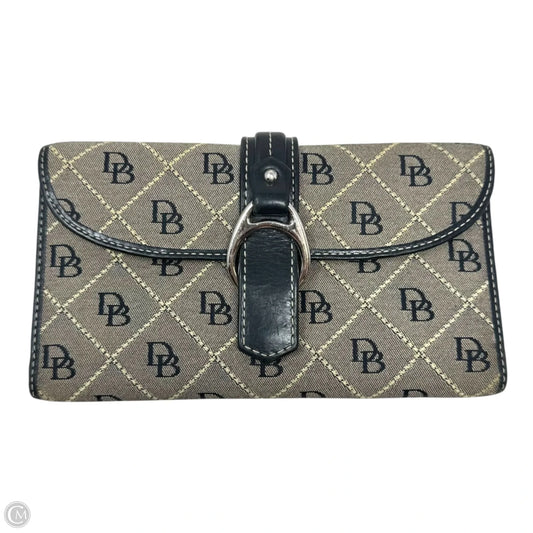 Vintage Monogram Wallet Designer By Dooney And Bourke, Size: Large