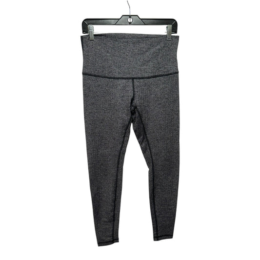 Athletic Leggings By Lululemon In Grey, Size: 10