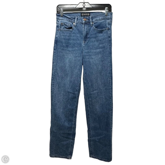 Jeans Straight By Nanette By Nanette Lepore In Blue Denim, Size: 4