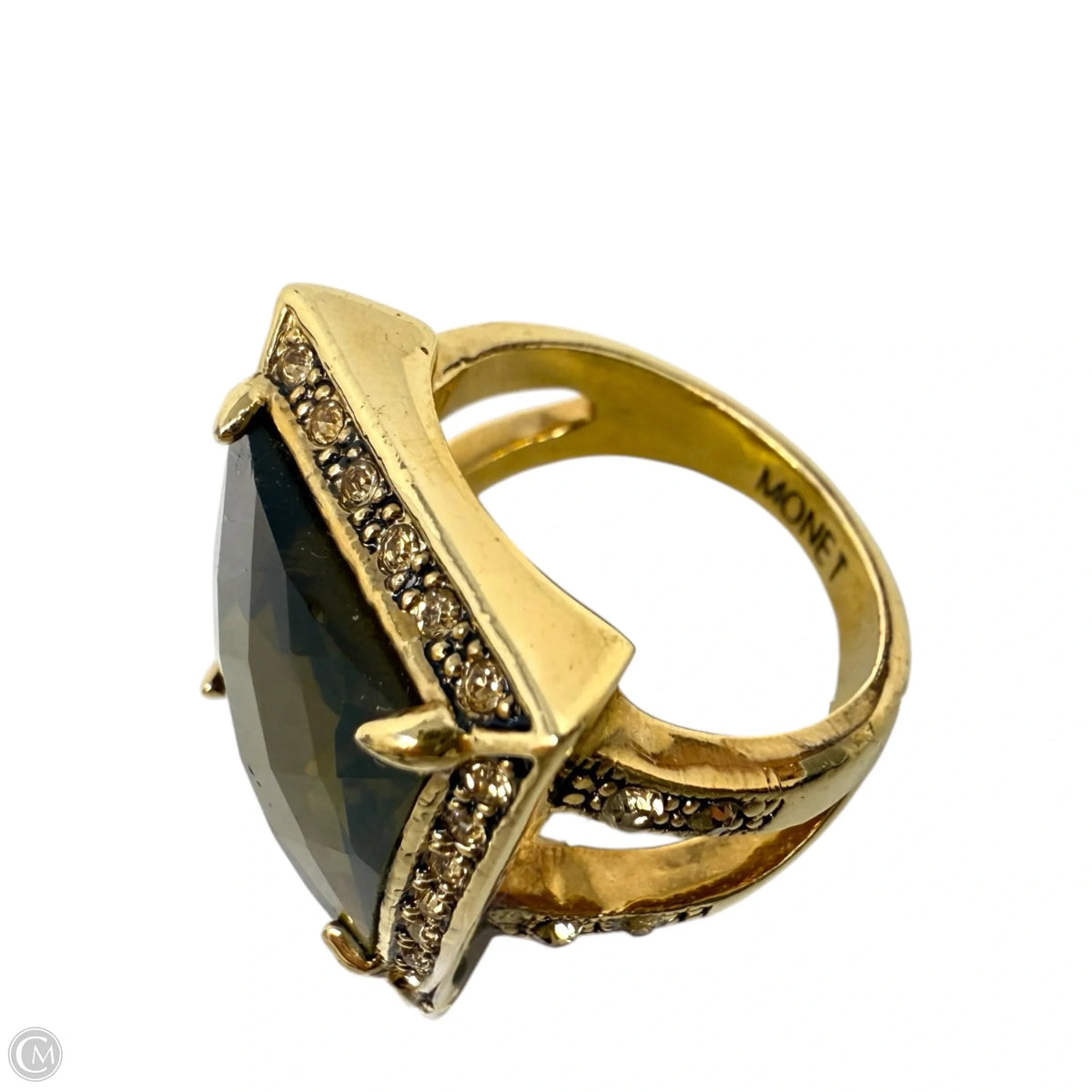 Faceted Stone Statement Ring By Monet, Size: 8