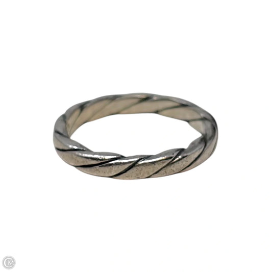 Twisted Sterling Silver Band Ring, Size: 5