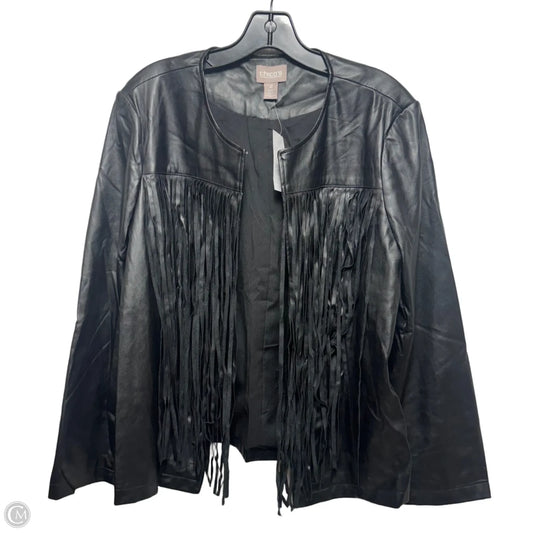 Jacket Other By Chicos In Black, Size: 12