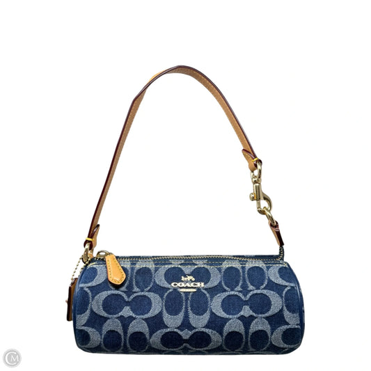 Nolita Barrel Bag In Signature Denim Designer By Coach, Size: Small