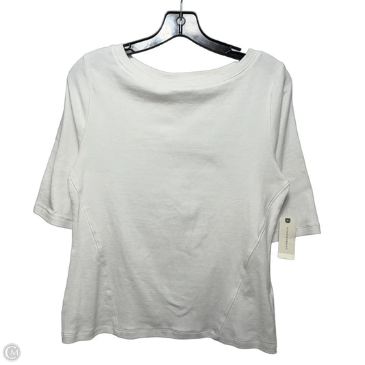 Top 3/4 Sleeve By Maeve In White, Size: L