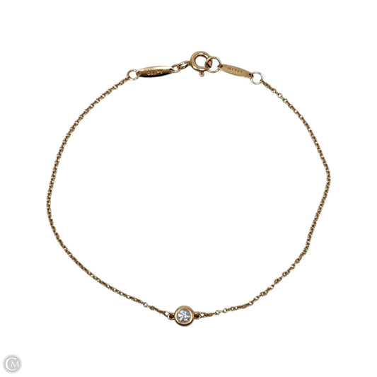 18K Gold & Diamond “Diamonds By The Yard” Bracelet Luxury Designer By Elsa Peretti for Tiffany And Company