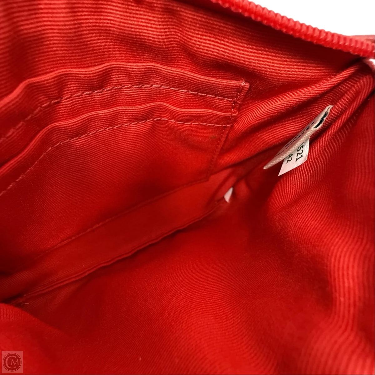 Crossgrain Wristlet In Cardinal/Pink Ruby Designer By Coach, Size: Medium