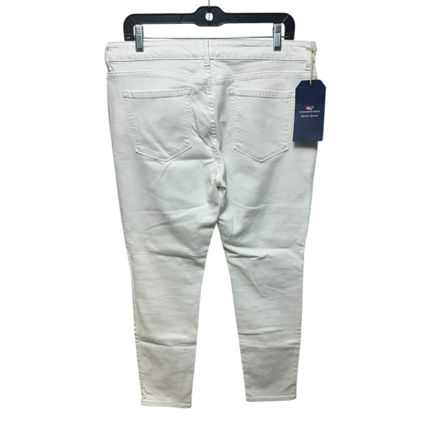 Jeans Skinny By Vineyard Vines In White, Size: 12