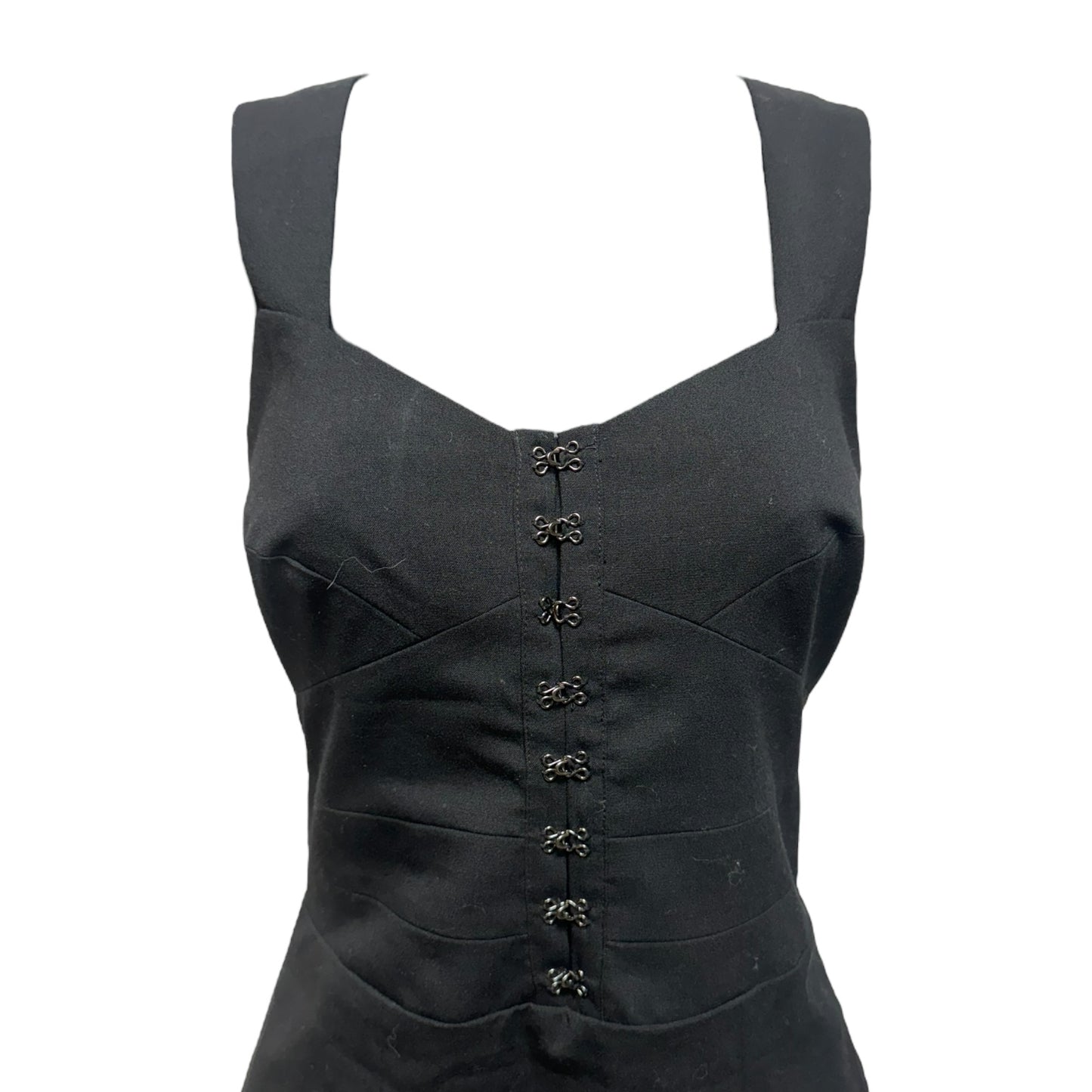 Corset Top Dress Casual Short By Armani Exchange In Black, Size: 0