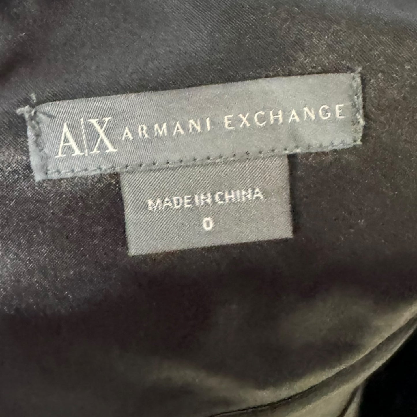 Corset Top Dress Casual Short By Armani Exchange In Black, Size: 0