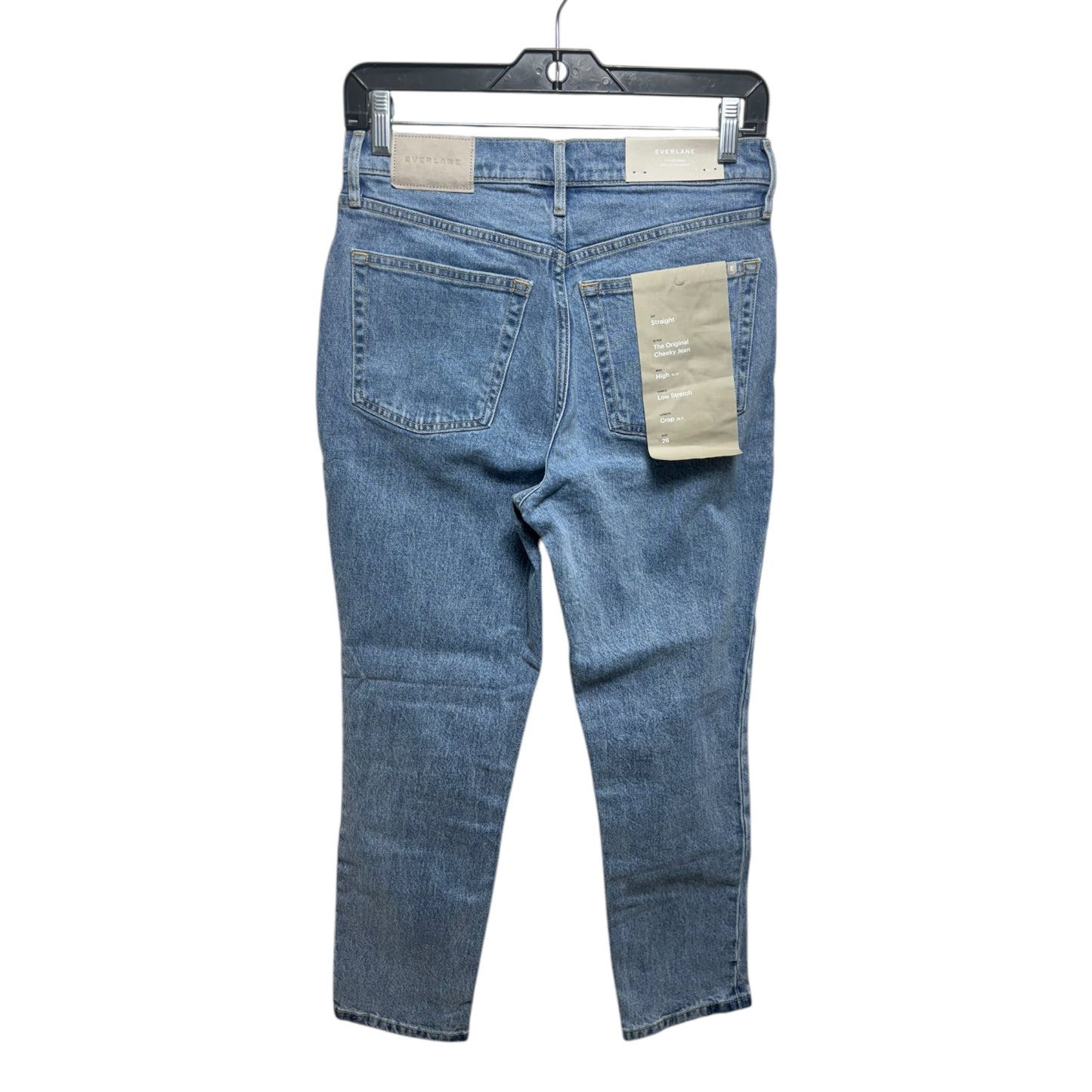 The Original Cheeky Jeans Straight By Everlane In Blue Denim, Size: 2