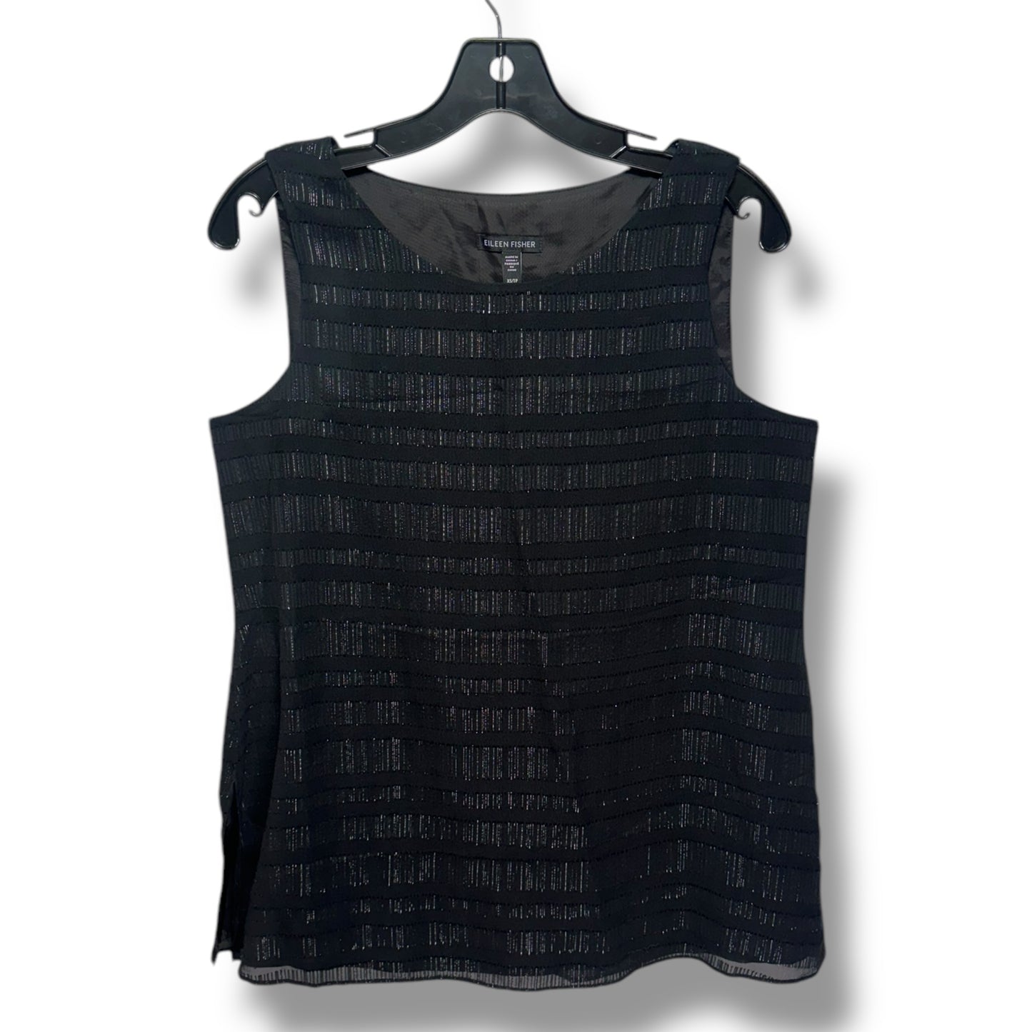 Top Sleeveless By Eileen Fisher In Black, Size: Xs