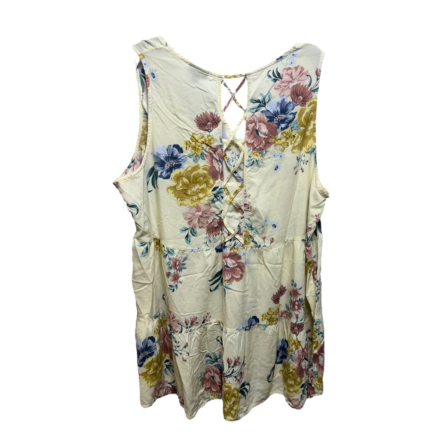 Top Sleeveless By Torrid In Floral Print, Size: 2x