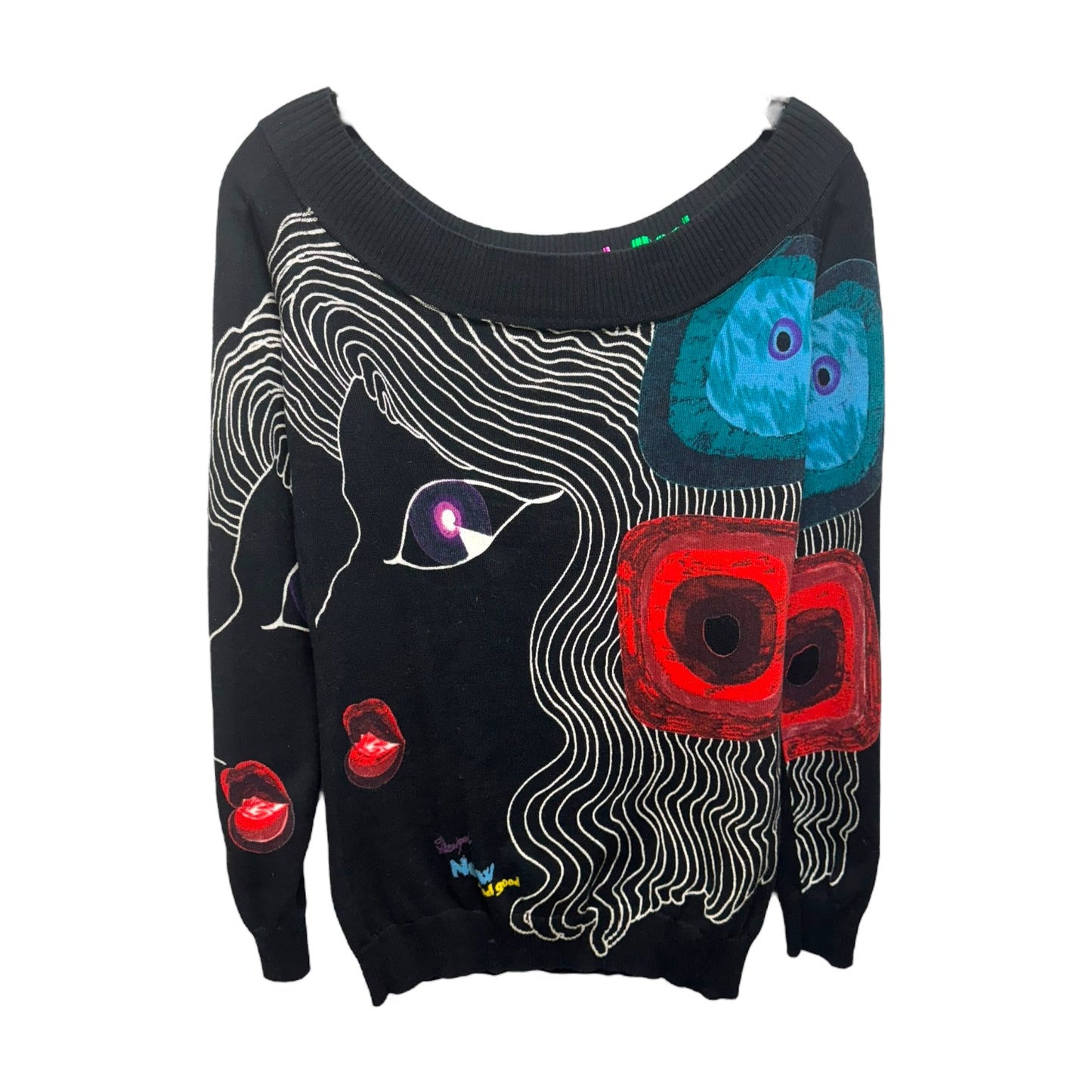 Sweater By Desigual In Multi-colored, Size: L