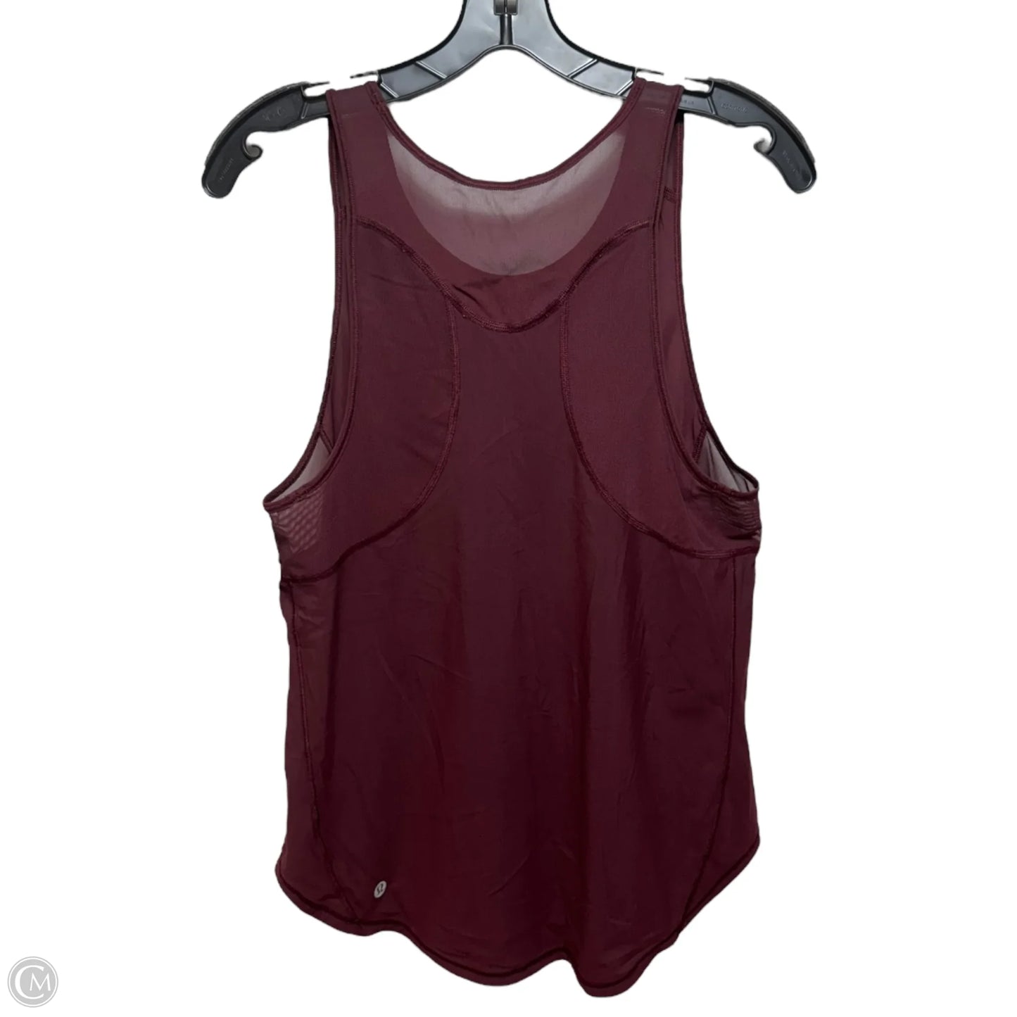 Athletic Tank Top By Lululemon In Maroon, Size: M