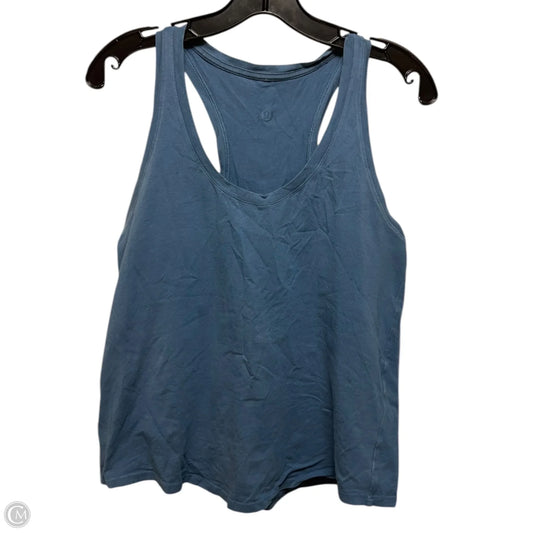 Athletic Tank Top By Lululemon In Blue, Size: L