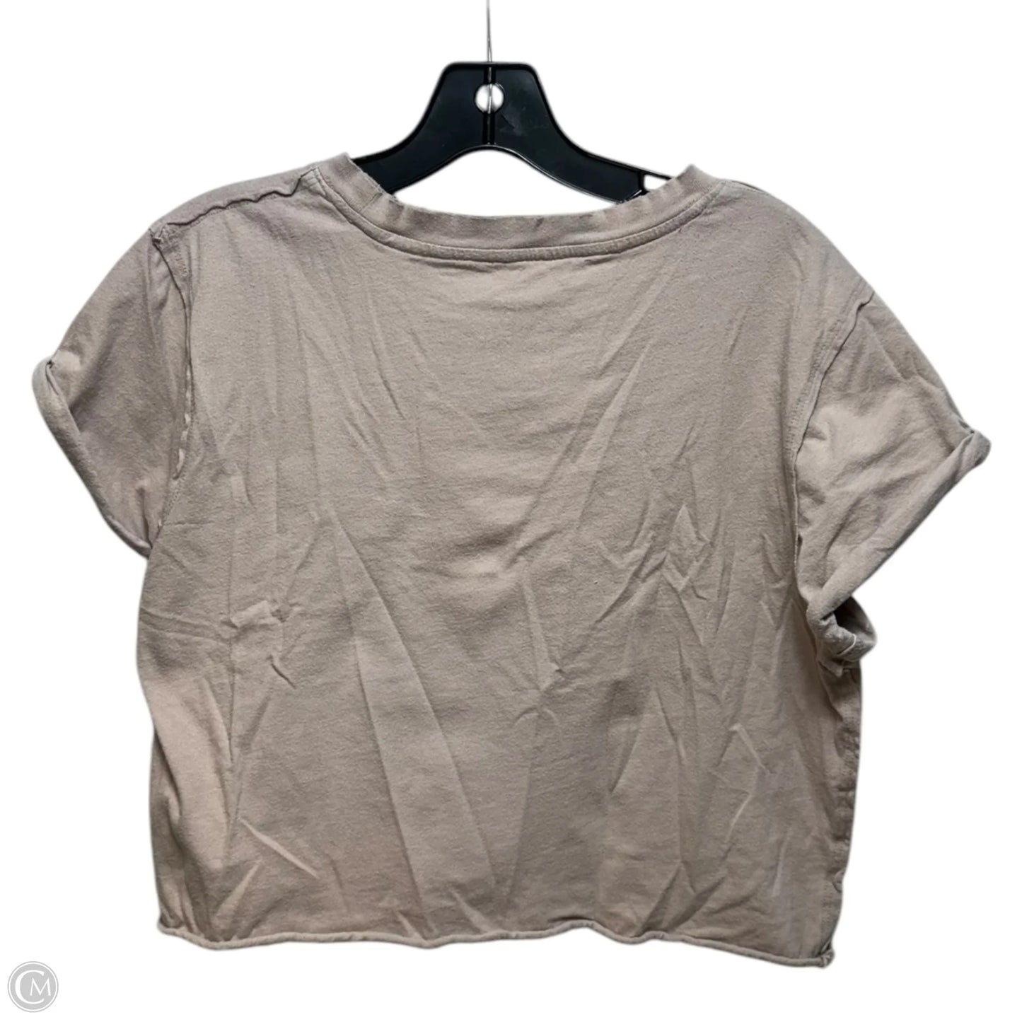 Top Short Sleeve By We The Free In Taupe, Size: M