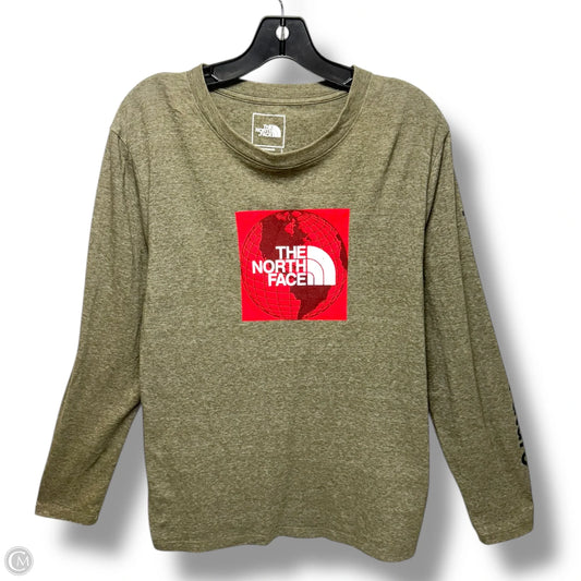 Top Long Sleeve By The North Face In Green, Size: L