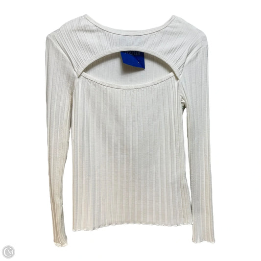 Kai Ribbed Cutout Top By Simon Miller In White, Size: S