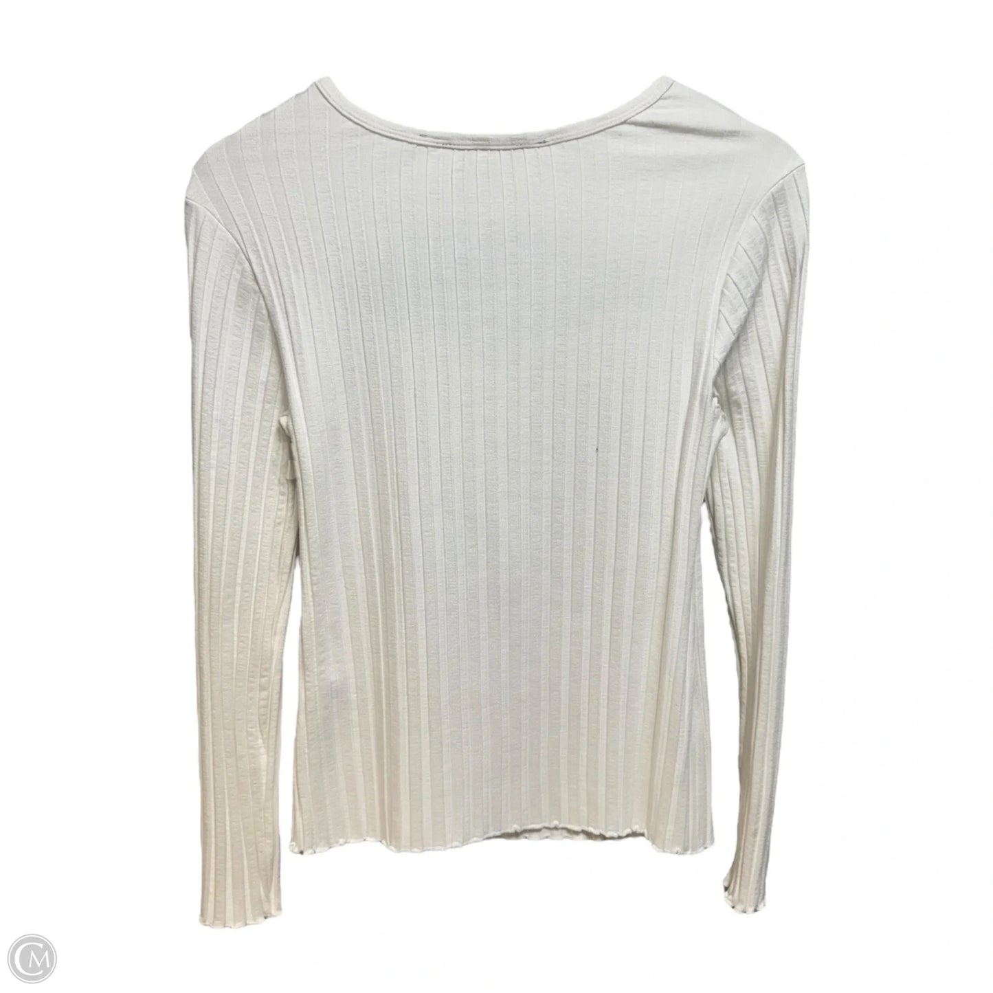 Kai Ribbed Cutout Top By Simon Miller In White, Size: S
