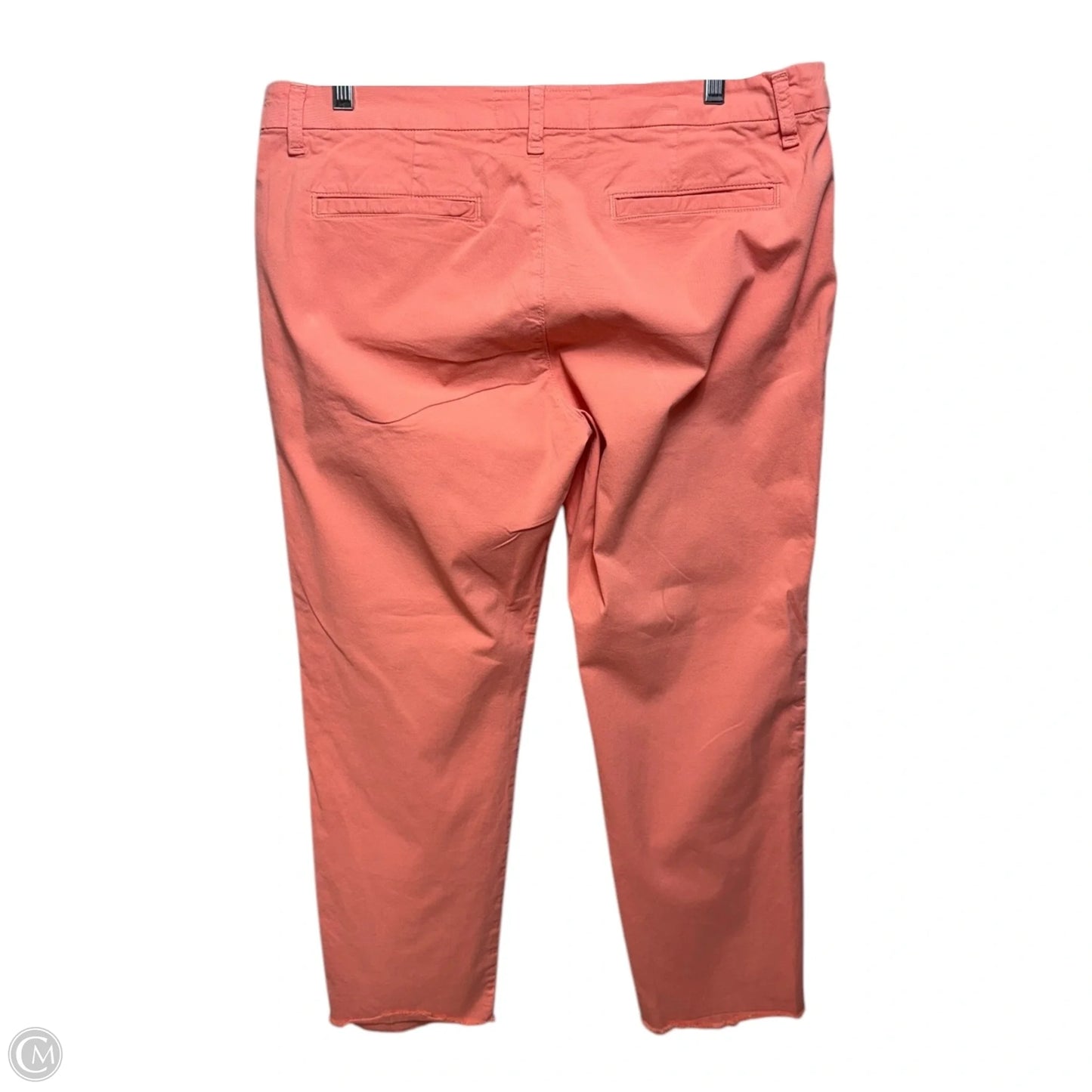 Wicklow Italian Chino Pants Cropped By Frank And Eileen In Coral, Size: 10