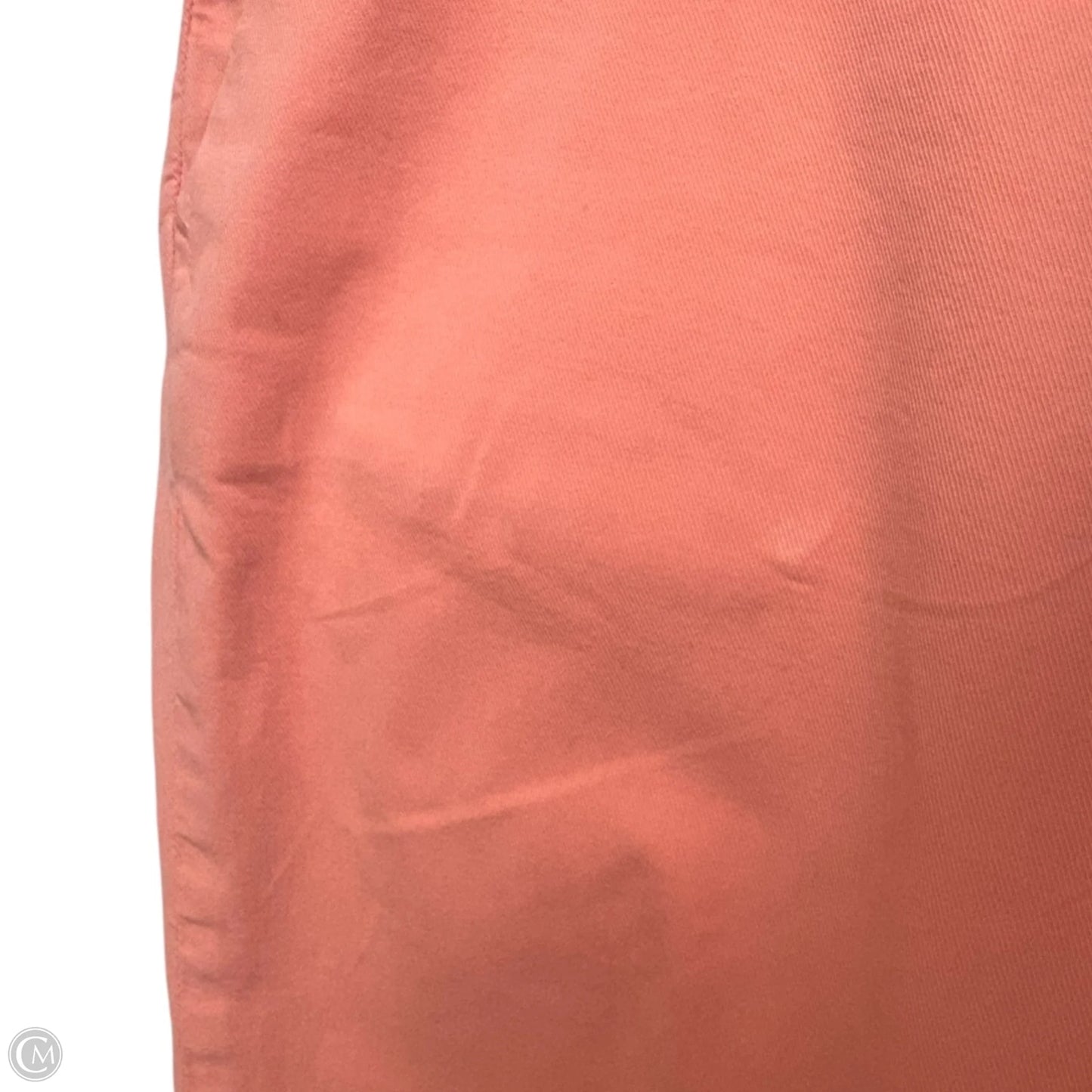 Wicklow Italian Chino Pants Cropped By Frank And Eileen In Coral, Size: 10