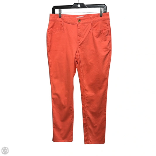 Jeans Straight By Kim Rogers In Orange, Size: 4p