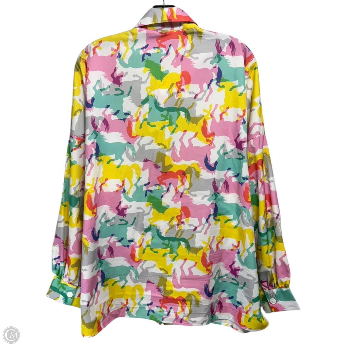 Top Long Sleeve By Nylon Apparel In Multi-colored, Size: L